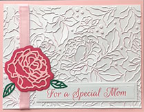 Pretty Penny Designs Rose and Ribbon Mother's Day