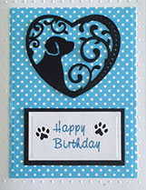Pretty Penny Designs Dog Birthday Card
