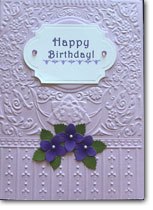Pretty Penny Designs Lavender Birthday Card