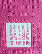Pretty Penny Designs Celebrate Birthday Card