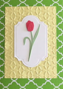 Pretty Penny Designs, Tulip Notecard