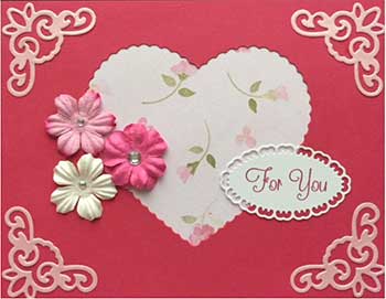 Floral Heart Valentine