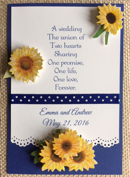 Custom Wedding Card