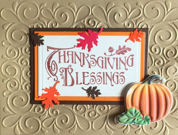 Blessings Thanksgiving card